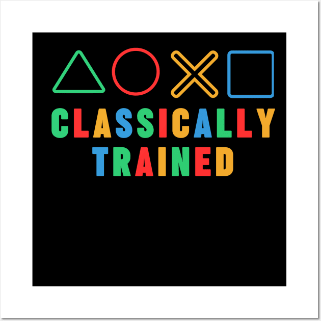 Controller Classically Trained Graphic Wall Art by click2print